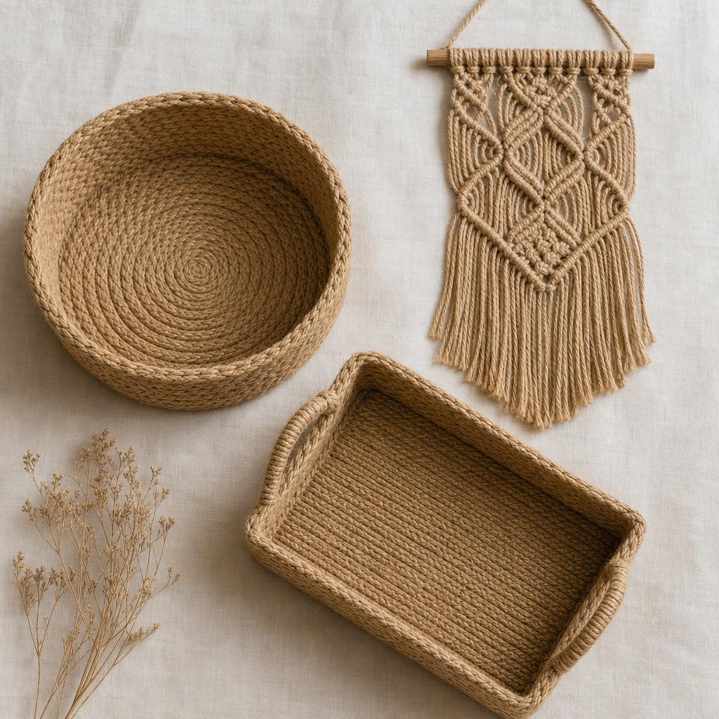 Корзины из джута